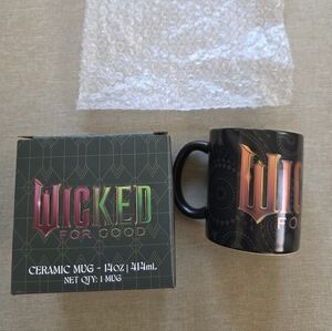 WICKED FOR GOOD Ceramic Mug + Box Super Rare Exclusive Limited. New